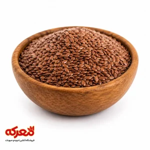 خرید کتان قرمز تازه و تمیز برای اسموتی، اوتمیل و رژیم غذایی سال