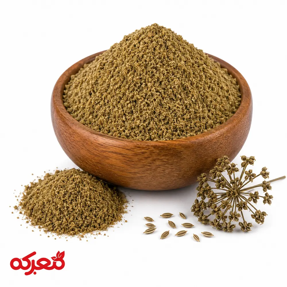 پودر گلپر (1) پودر گلپر تازه و معطر مناسب چاشنی، ماست، ترشی و باقالی پخته
