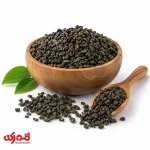 چای سبز خارجی خشک با کیفیت بالا و عطر ملایم مناسب دم‌نوش روزانه