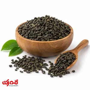 چای سبز خارجی خشک با کیفیت بالا و عطر ملایم مناسب دم‌نوش روزانه