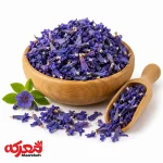 گل گاوزبان خشک شده بنفش و مرغوب آماده برای دم کردن دمنوش آرامش‌بخش.